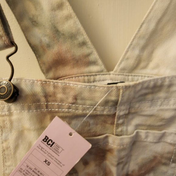 Tie Dye Overall Denim Jumper - Picture 3 of 3